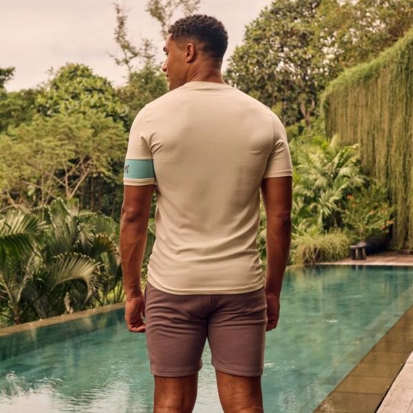 Malelions Captain T-shirt Beige