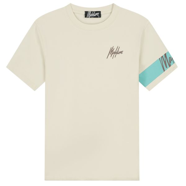 Malelions Captain T-shirt Beige