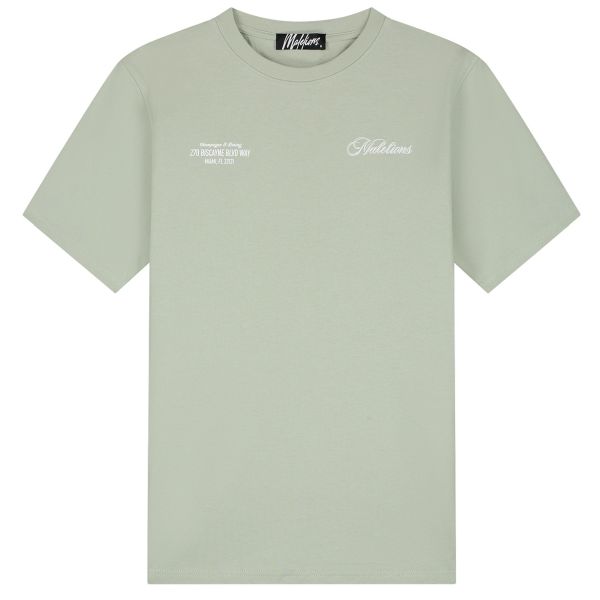 Malelions Champagne T-shirt Licht Groen