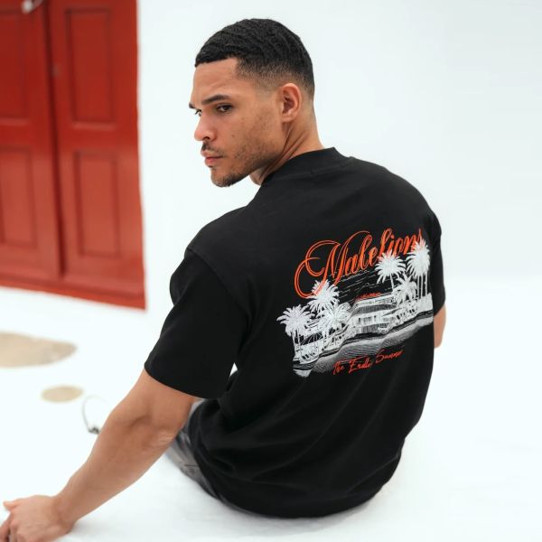 Malelions Endless Summer T-shirt Zwart