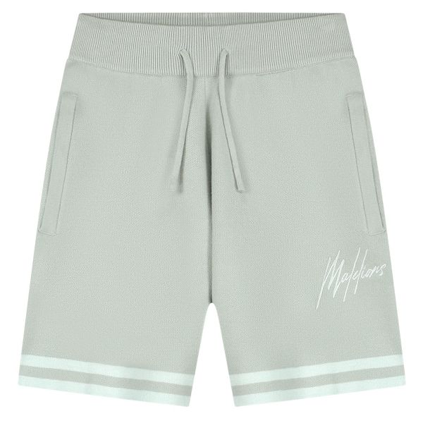 Malelions Knitted Korte Broek Licht Groen