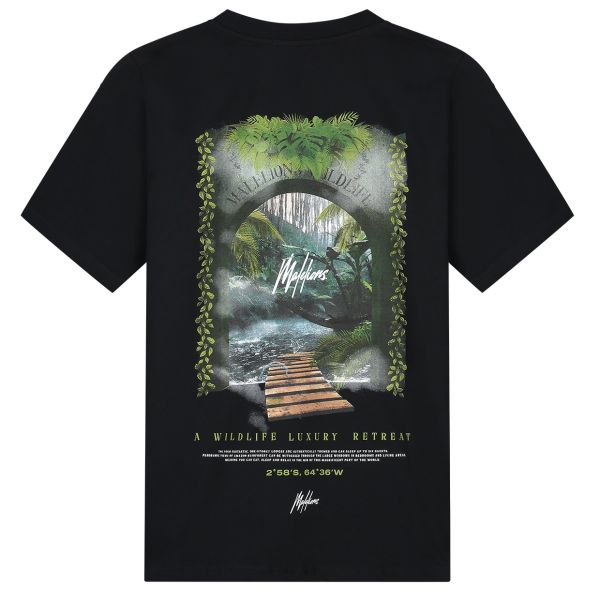 Malelions Retreat T-shirt Zwart