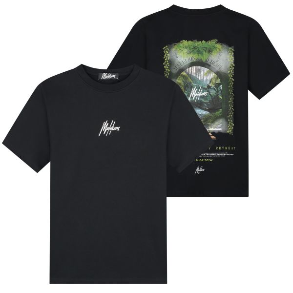 Malelions Retreat T-shirt Zwart
