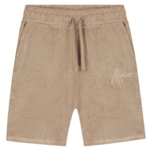 Malelions Signature Towelling Korte Broek Bruin