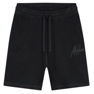Malelions Signature Towelling Korte Broek Zwart