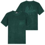Malelions Signature Towelling T-shirt Donker Groen