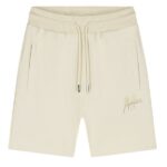 Malelions Split Korte Broek Beige