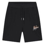 Malelions Split Korte Broek Zwart/Coral