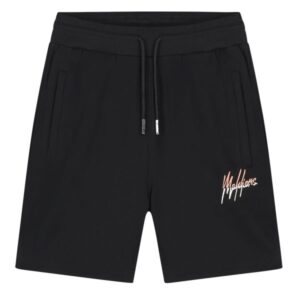 Malelions Split Korte Broek Zwart/Coral