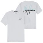Malelions Split Slim T-shirt Wit