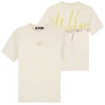 Malelions Split T-shirt Beige