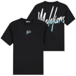 Malelions Split T-shirt Zwart