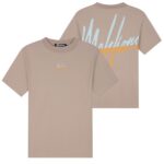 Malelions Split T-shirt Beige