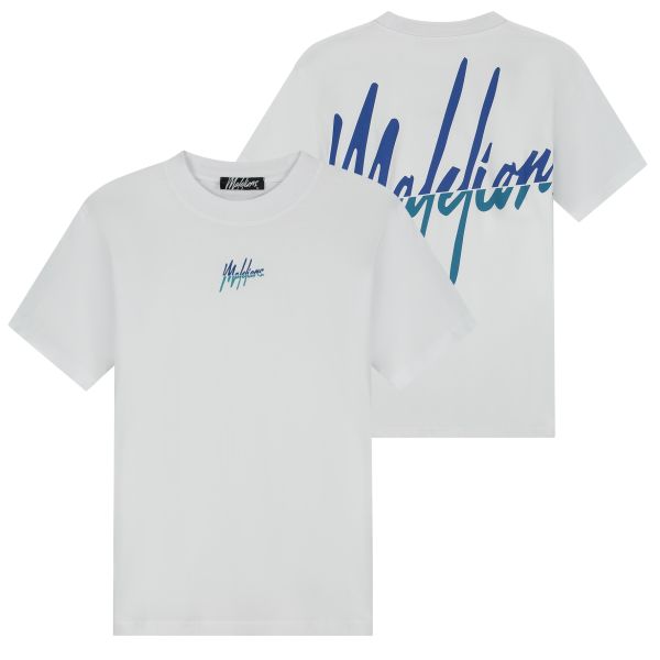 Malelions Split T-shirt Wit
