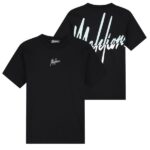 Malelions Split T-shirt Zwart
