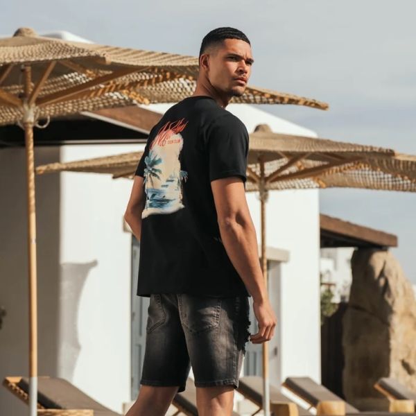 Malelions Yacht T-shirt Zwart