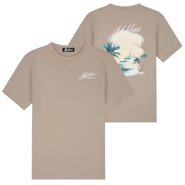 Malelions Yacht T-shirt Beige