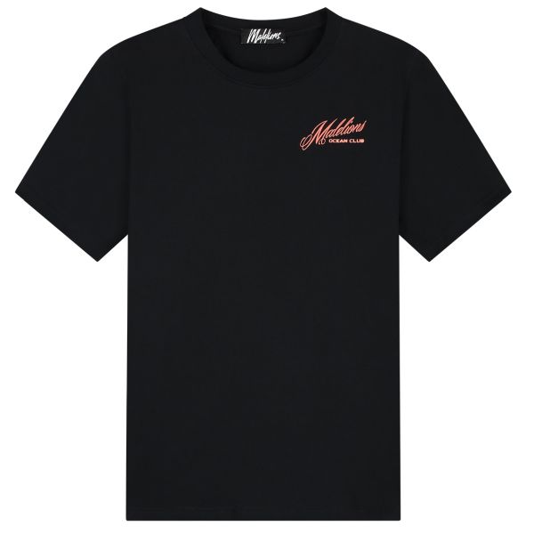 Malelions Yacht T-shirt Zwart