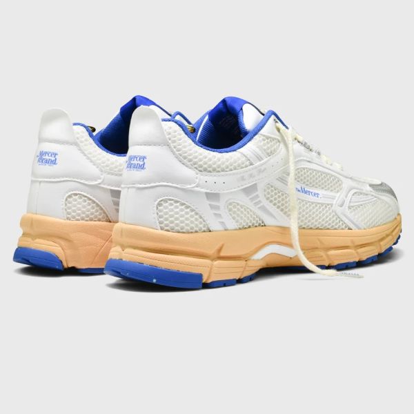 Mercer Amsterdam The Re-Run Grape Sneaker Wit/Oranje/Blauw