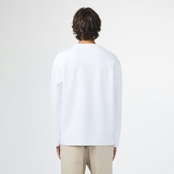 NN.07 Nat Logo Longsleeve T-shirt Wit