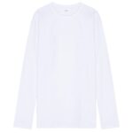 NN.07 Nat Logo Longsleeve T-shirt Wit