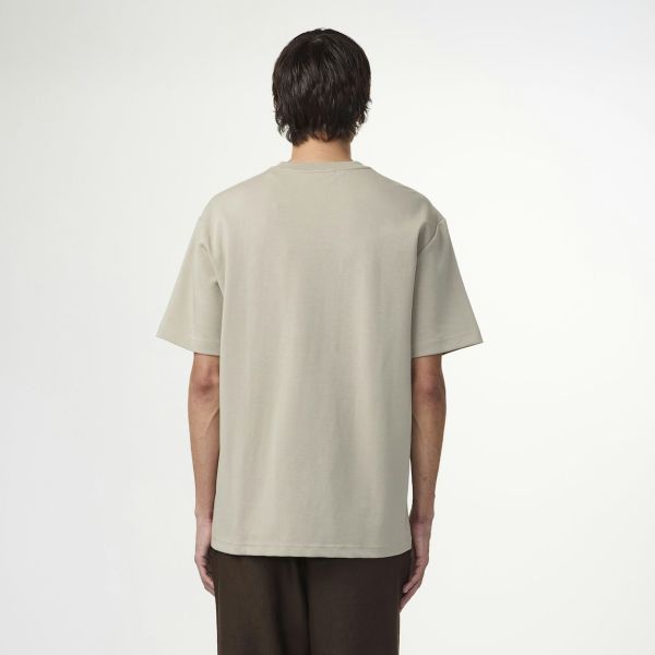 NN.07 Nat Logo T-shirt Beige/Grijs