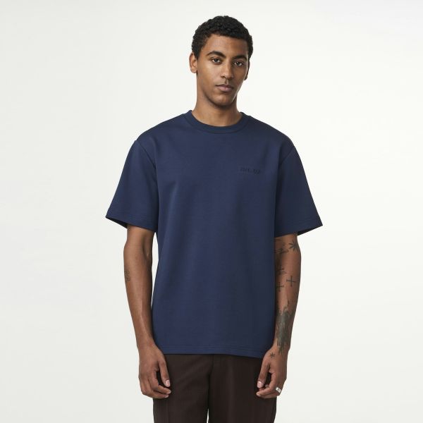 NN.07 Nat Logo T-shirt Navy