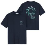 Olaf Gradient Sun T-shirt Washed Navy