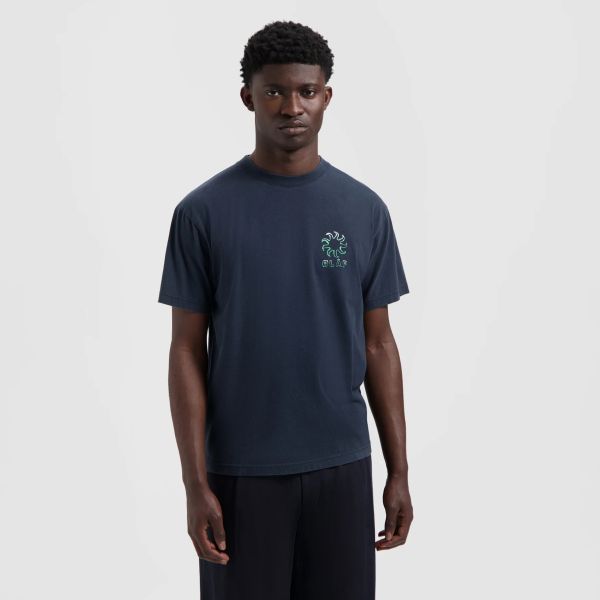 Olaf Gradient Sun T-shirt Washed Navy
