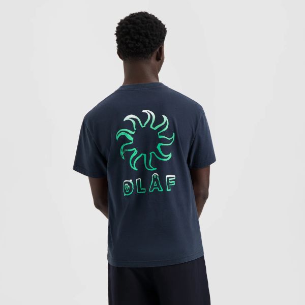 Olaf Gradient Sun T-shirt Washed Navy