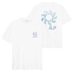 Olaf Gradient Sun T-shirt Wit