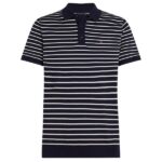 Tommy Hilfiger Essential Cotton Knit Polo Navy/Off White