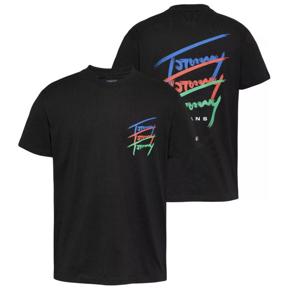 Tommy Jeans Twisted Sign T-shirt Zwart