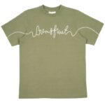 Bram's Fruit Garden Hose Chain Stitch T-shirt Licht Groen