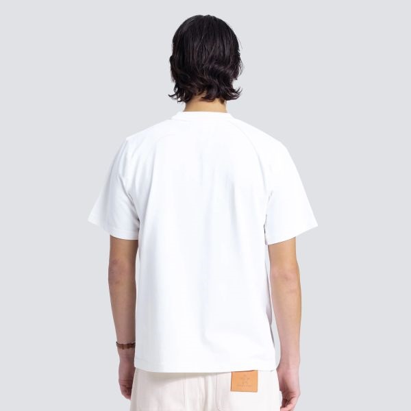 Bram's Fruit Garden Hose Chain Stitch T-shirt Wit