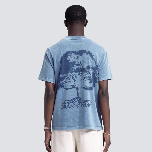 Bram's Fruit Roots T-shirt Blauw