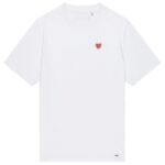 Croyez Felt Heart T-shirt Wit