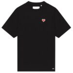 Croyez Felt Heart T-shirt Zwart
