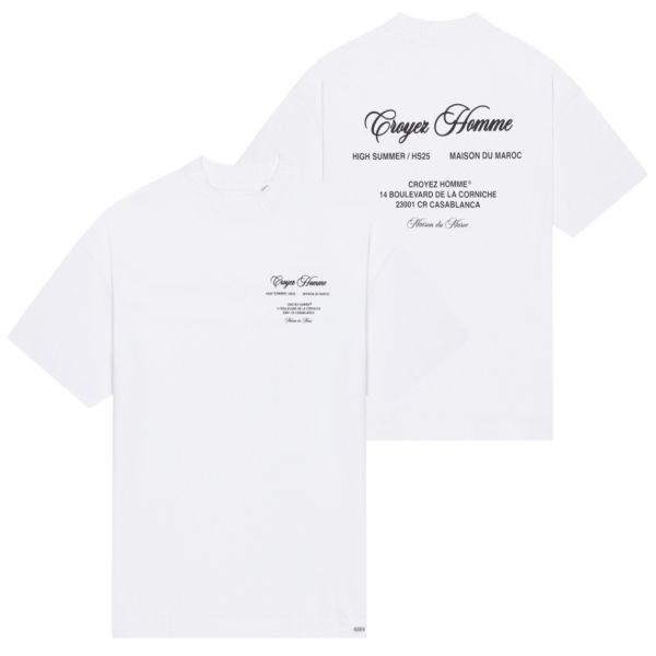 Croyez Showroom T-shirt Wit