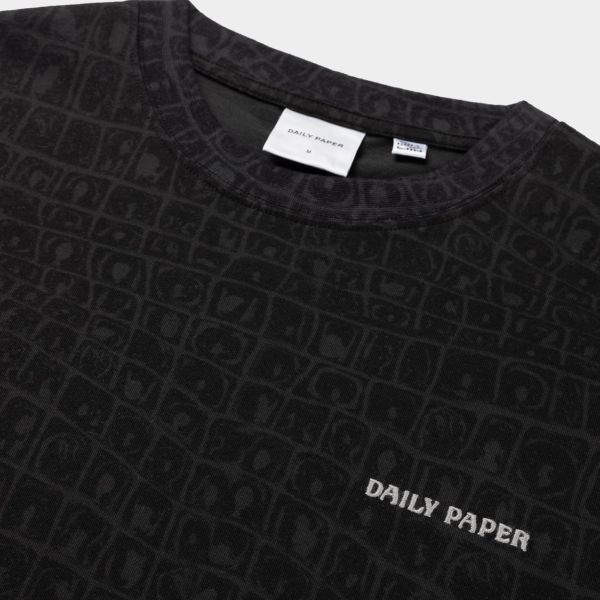 Daily Paper Croc T-shirt Zwart