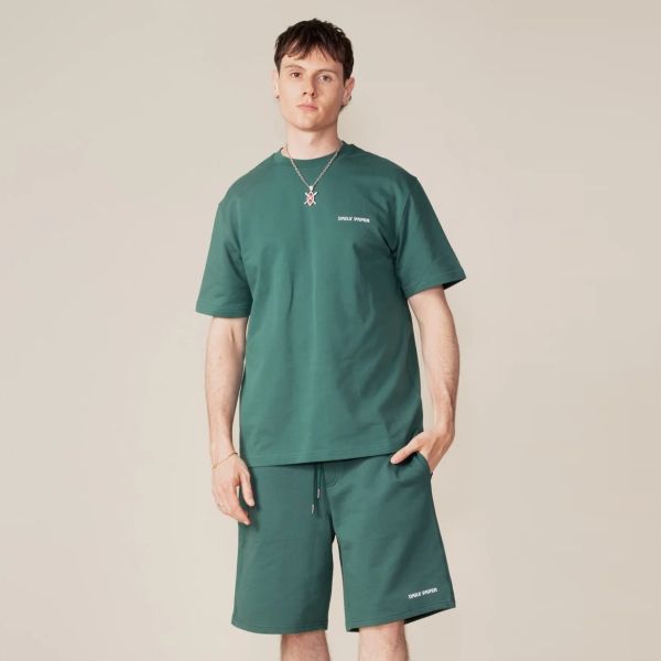 Daily Paper Dias T-shirt Donker Groen