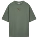 Saint Blanc Initial Logo T-shirt Donker Groen