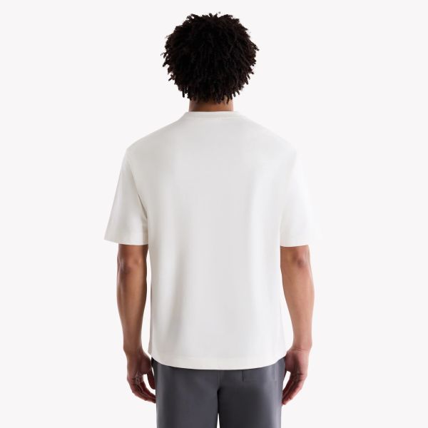 Saint Blanc Initial Logo T-shirt Wit