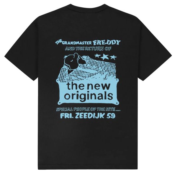 The New Originals Grandmaster Freddy T-shirt Zwart